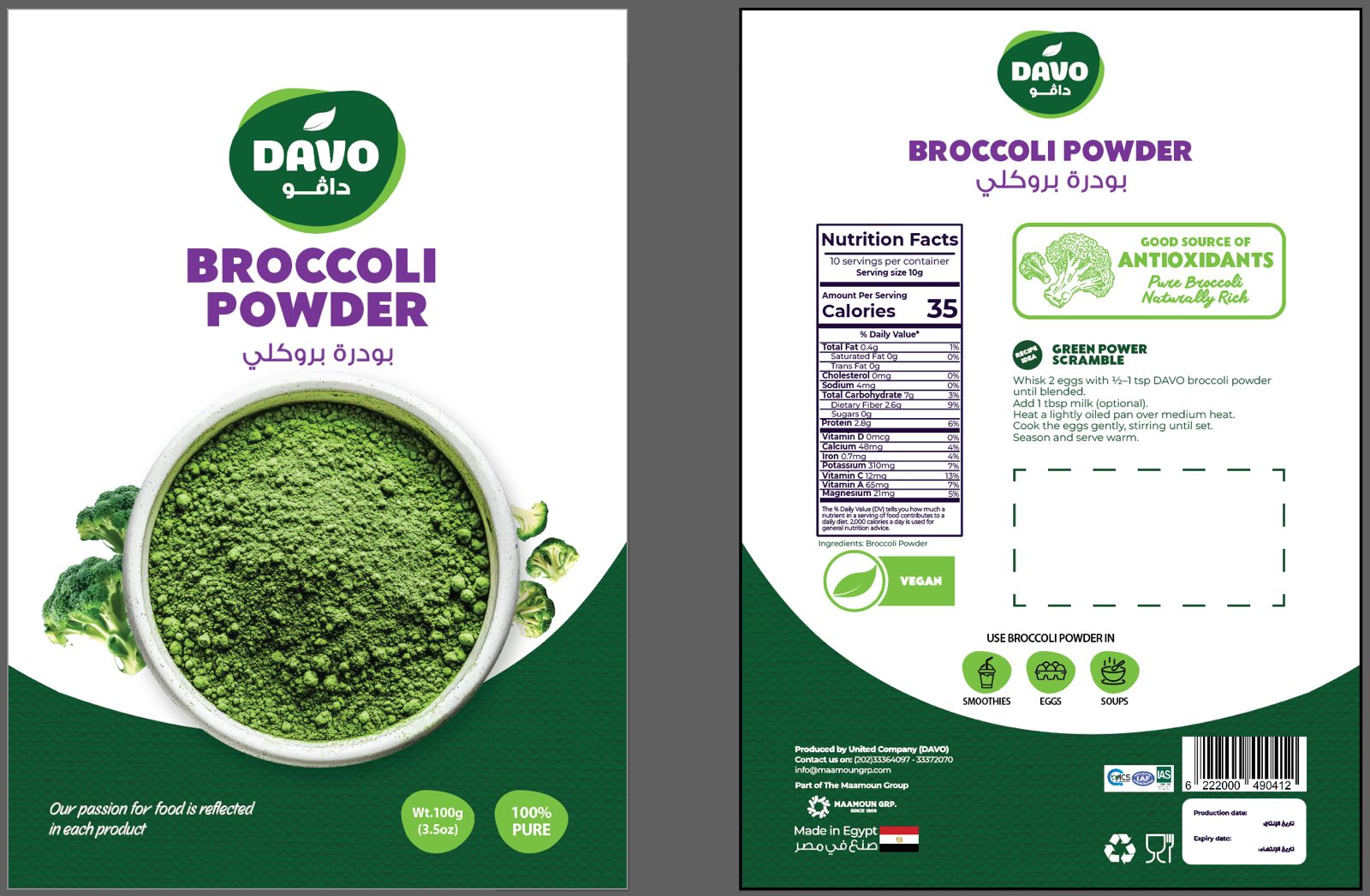 Broccoli Powder
